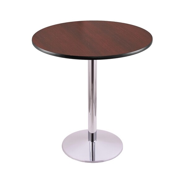 36 214 Chrome Table,36 Dia. Top